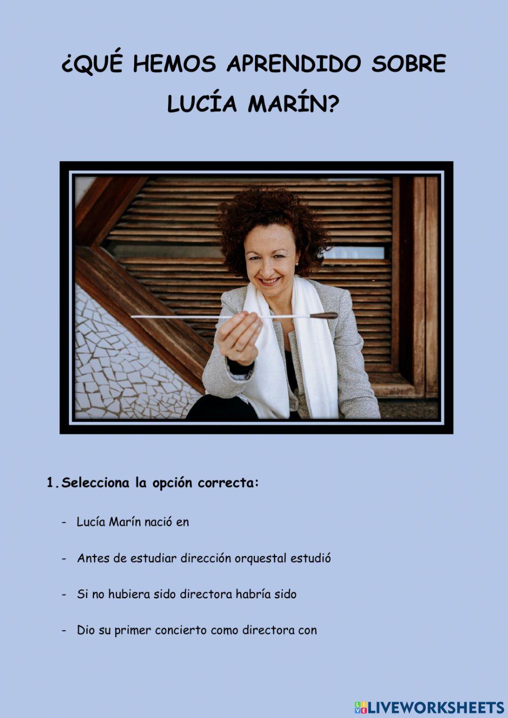 Evaluación lucía marín