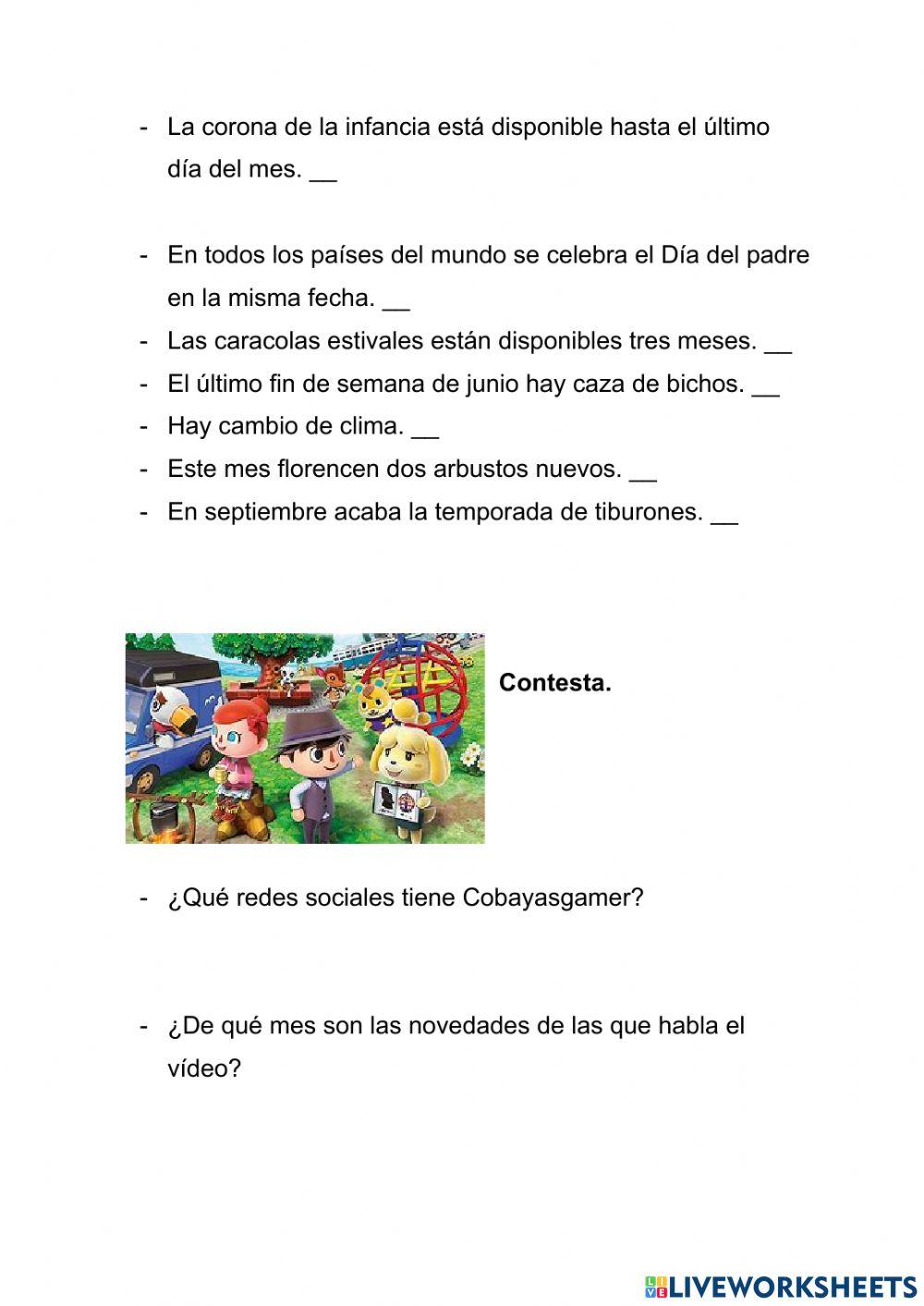 Novedades junio animal crossing