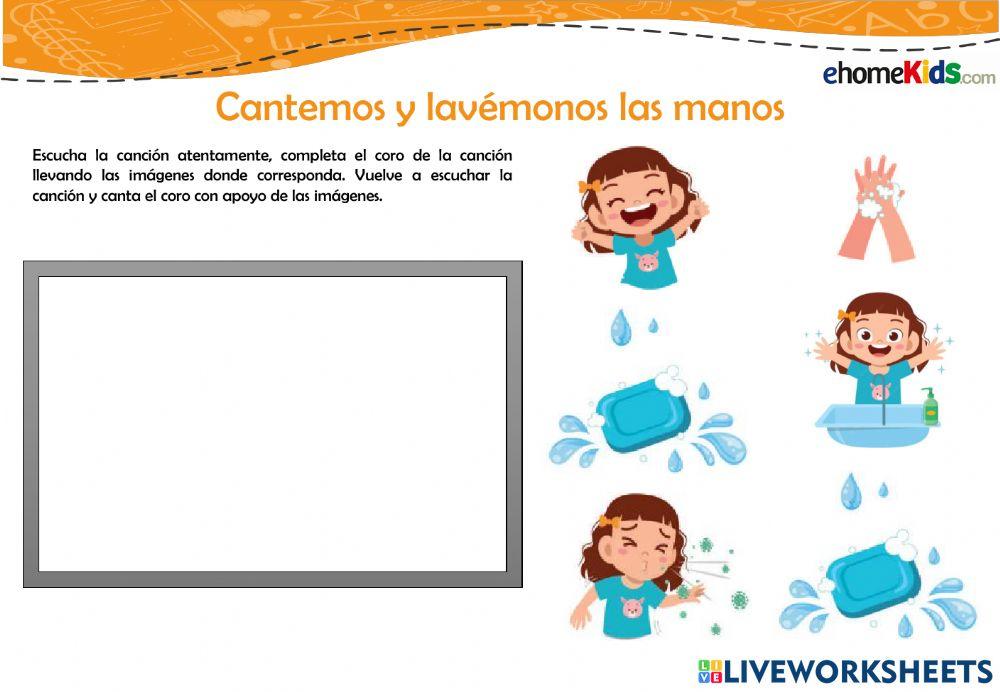 Cantemos y lavémonos las manos