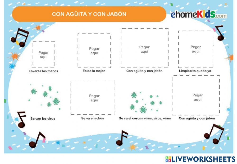 Cantemos y lavémonos las manos