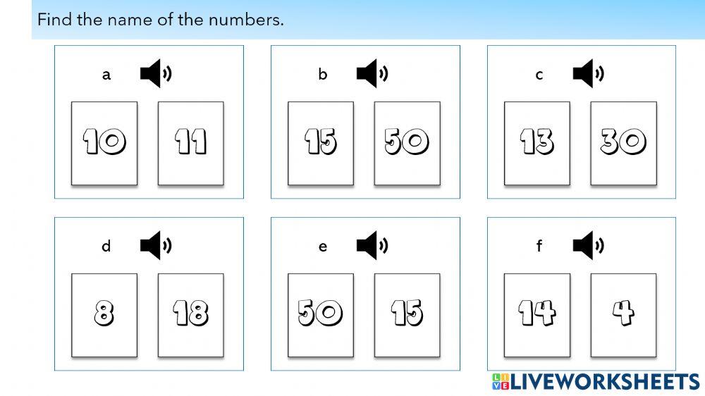 L8 - A10 - Numbers, Listening
