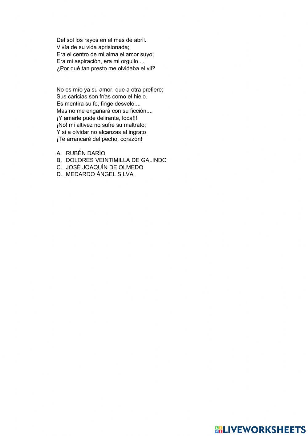 Evaluación Lengua y Literatura