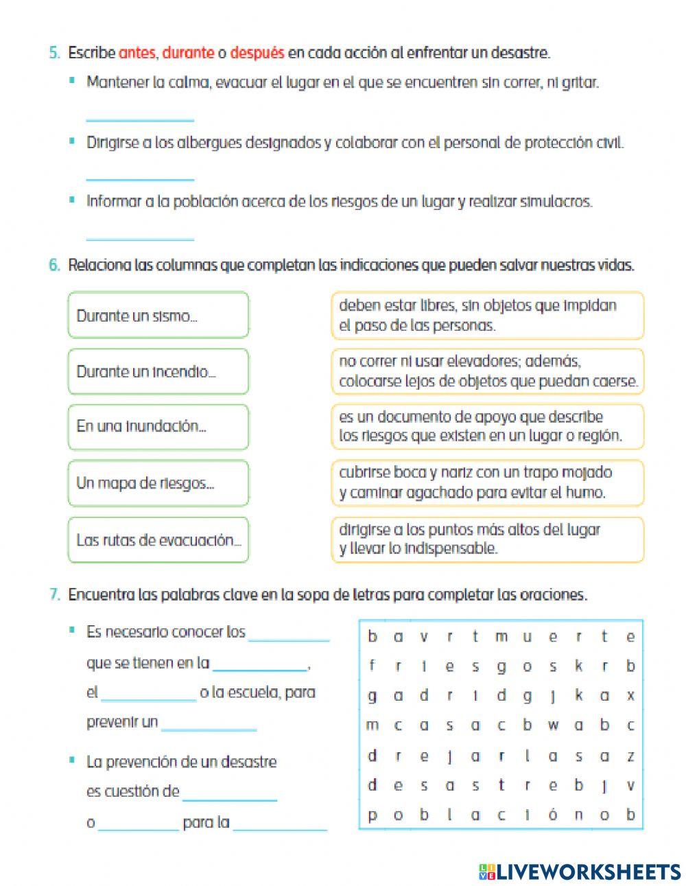 Desastres en los continentes