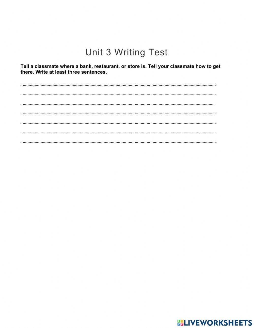 Tnf assessment unit 3