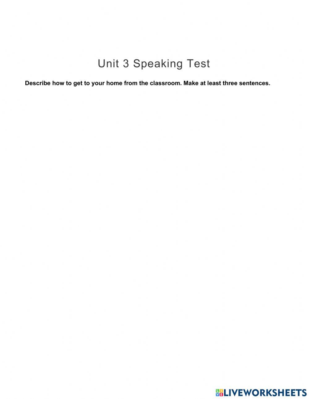 Tnf assessment unit 3