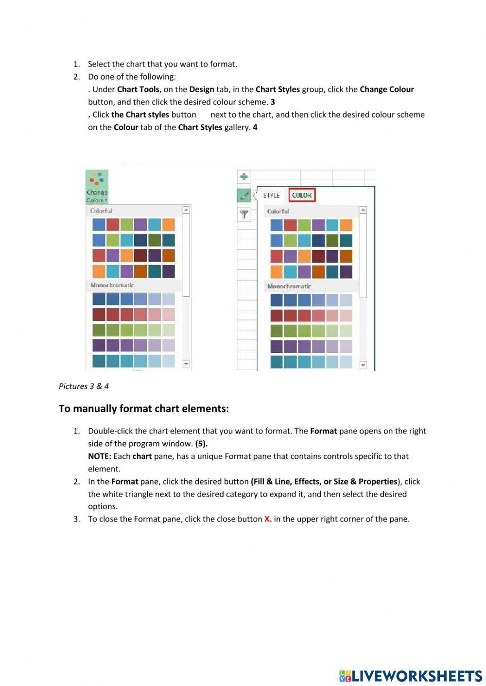 Lesson 6 Formatting Charts and More