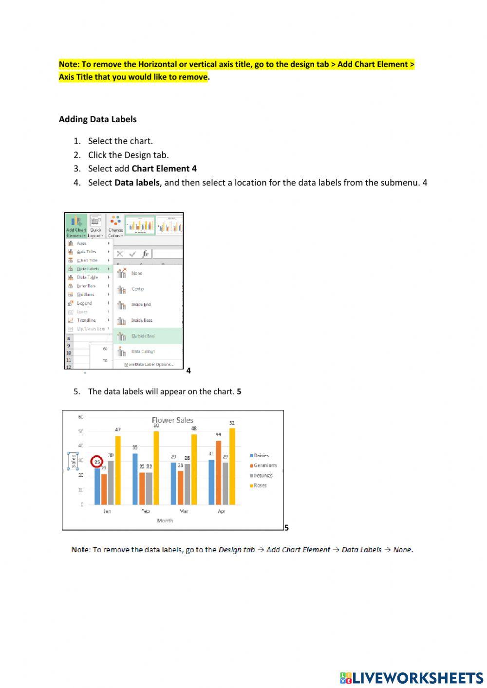 Lesson 8 Saving a Chart as a Template & Adding Labels