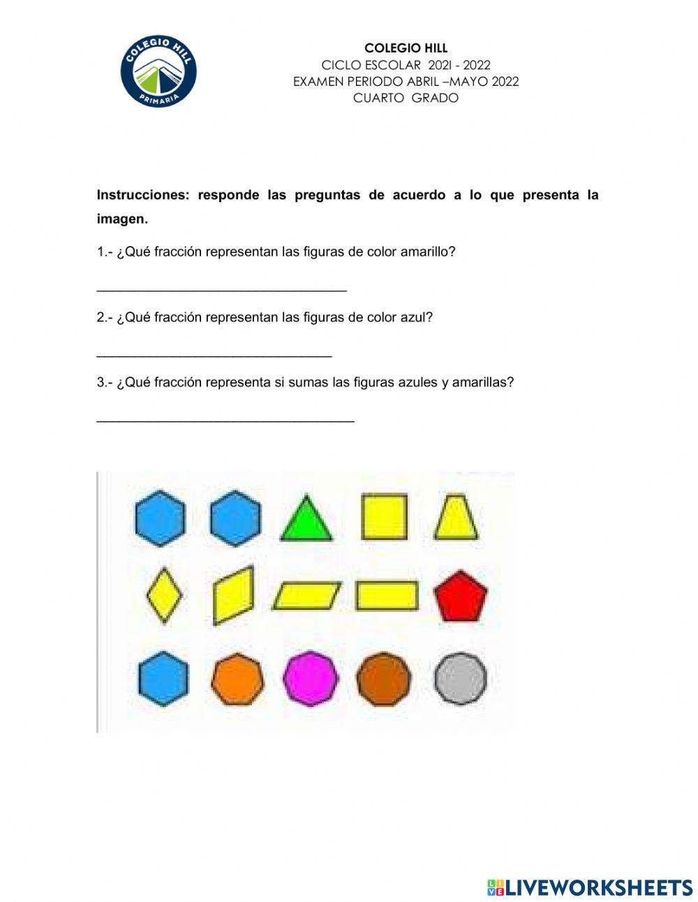 Examen matematicas
