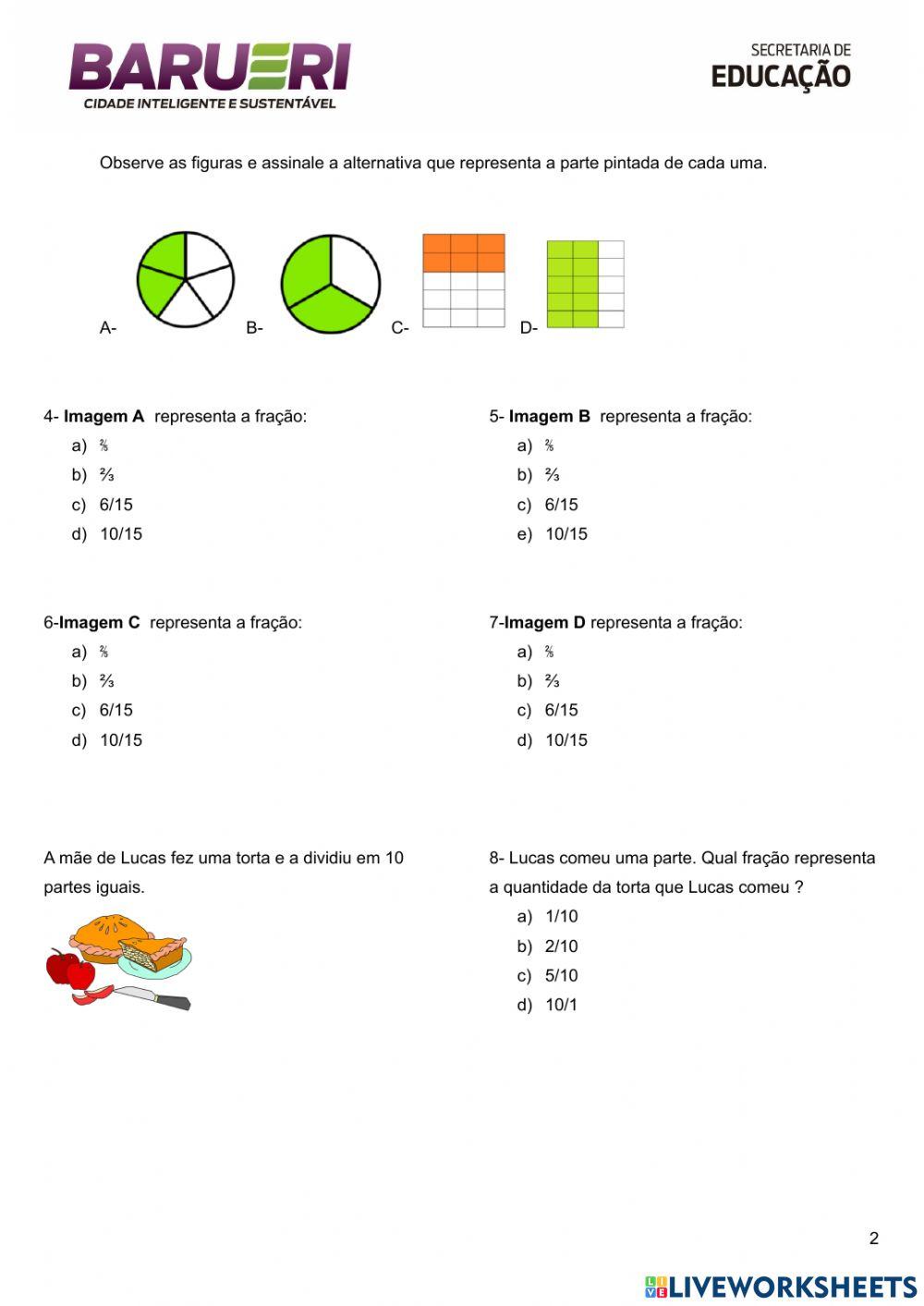 Avaliaçao matematica