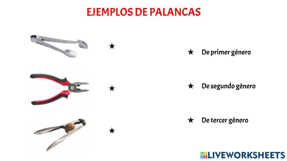 Palancas y tipos de palancas
