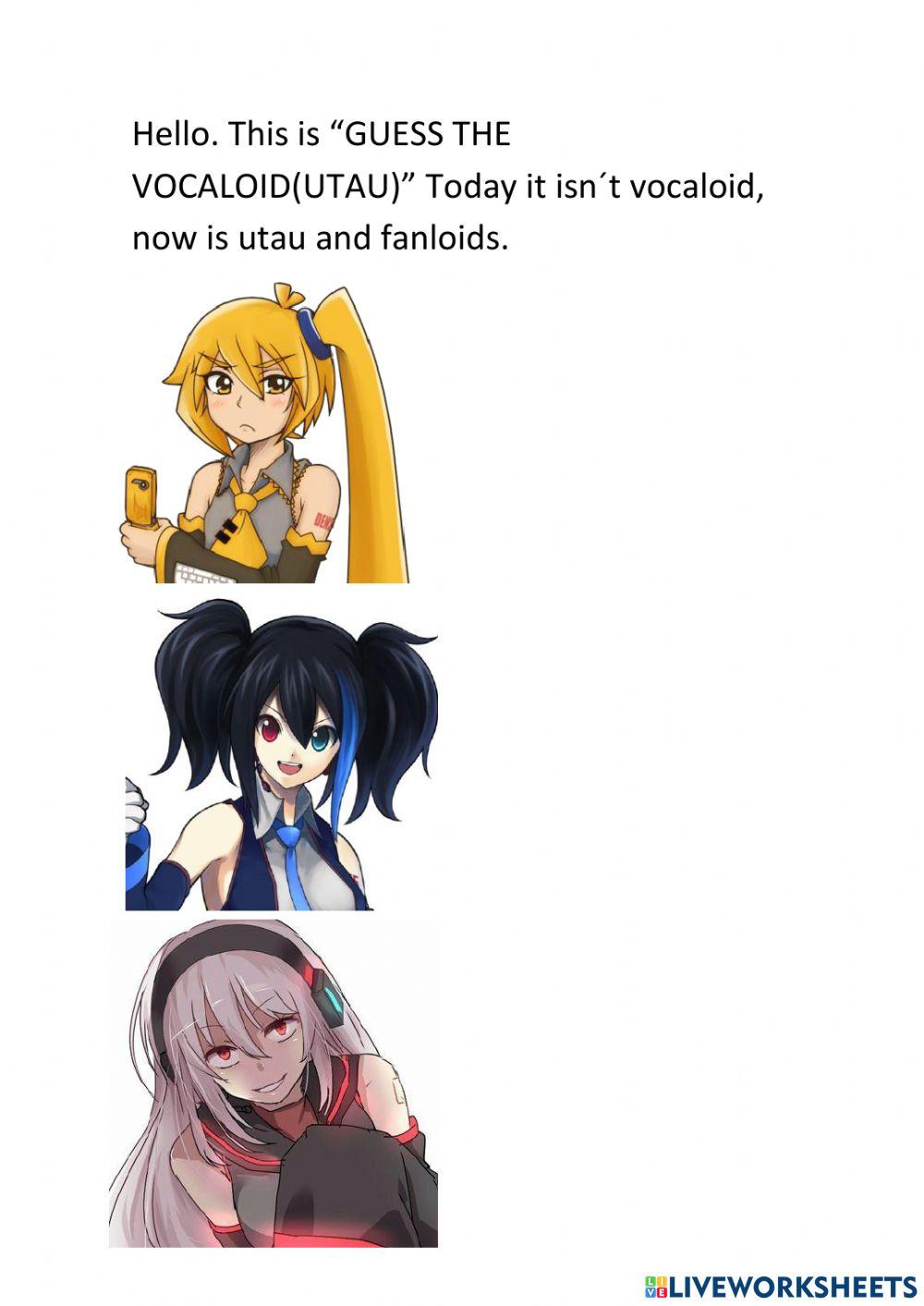 Guess the utau-fanloid