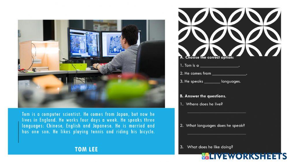 Work in Simple Present