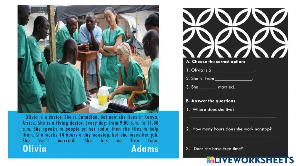 Work in Simple Present