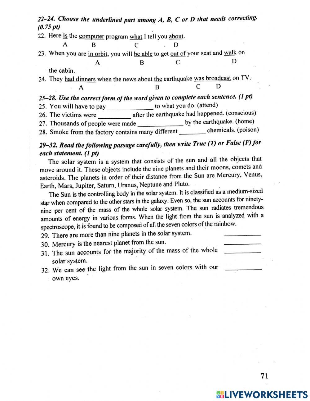 Bộ đề 10 -Lưu Hoằng Trí- Test 27