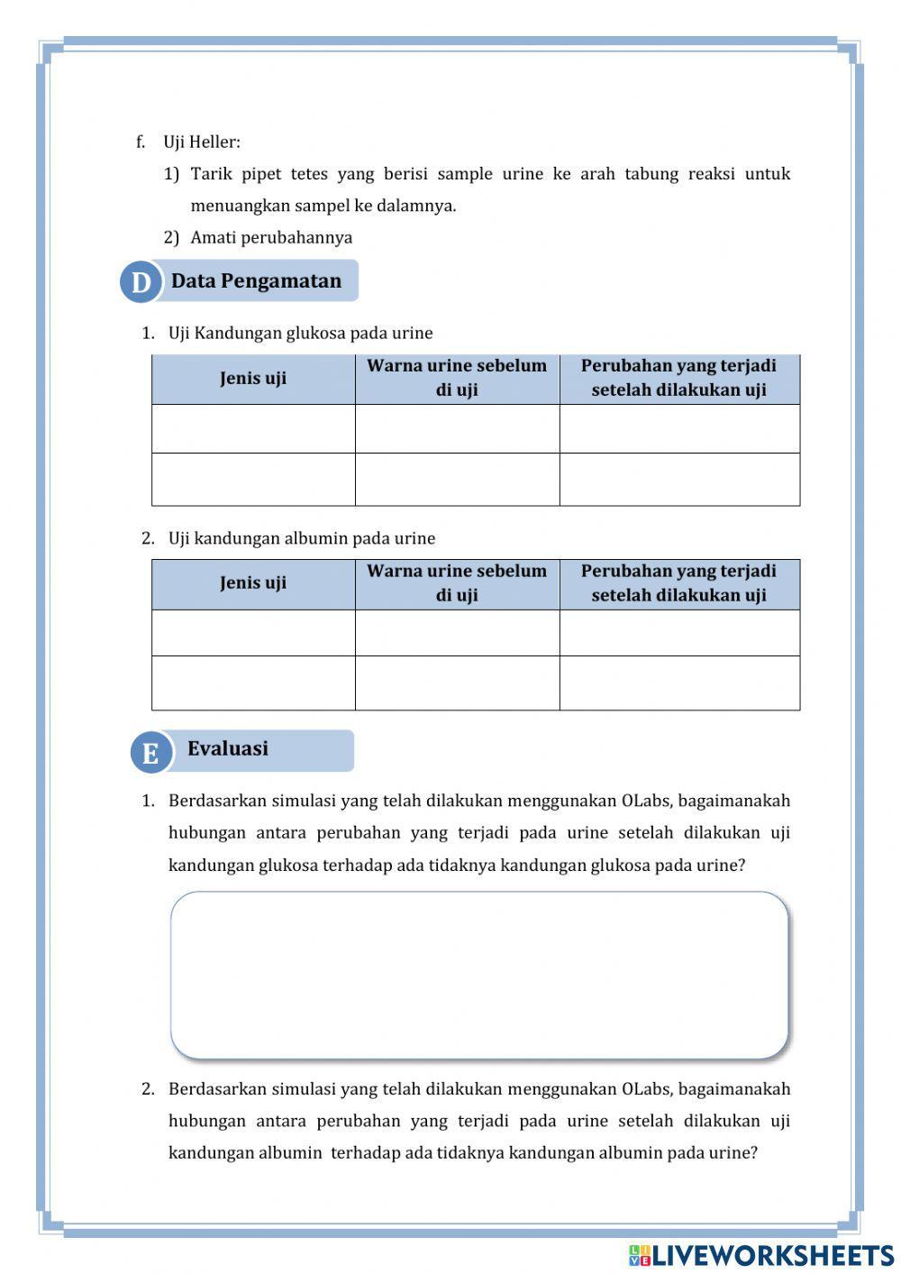 E-LKPD Gangguan Sistem Ekskresi