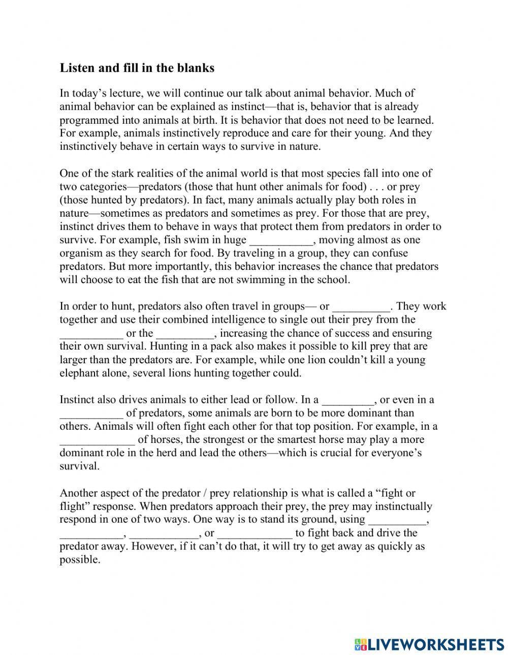 Summit 1 - Unit 6 - Lesson 3 Listening