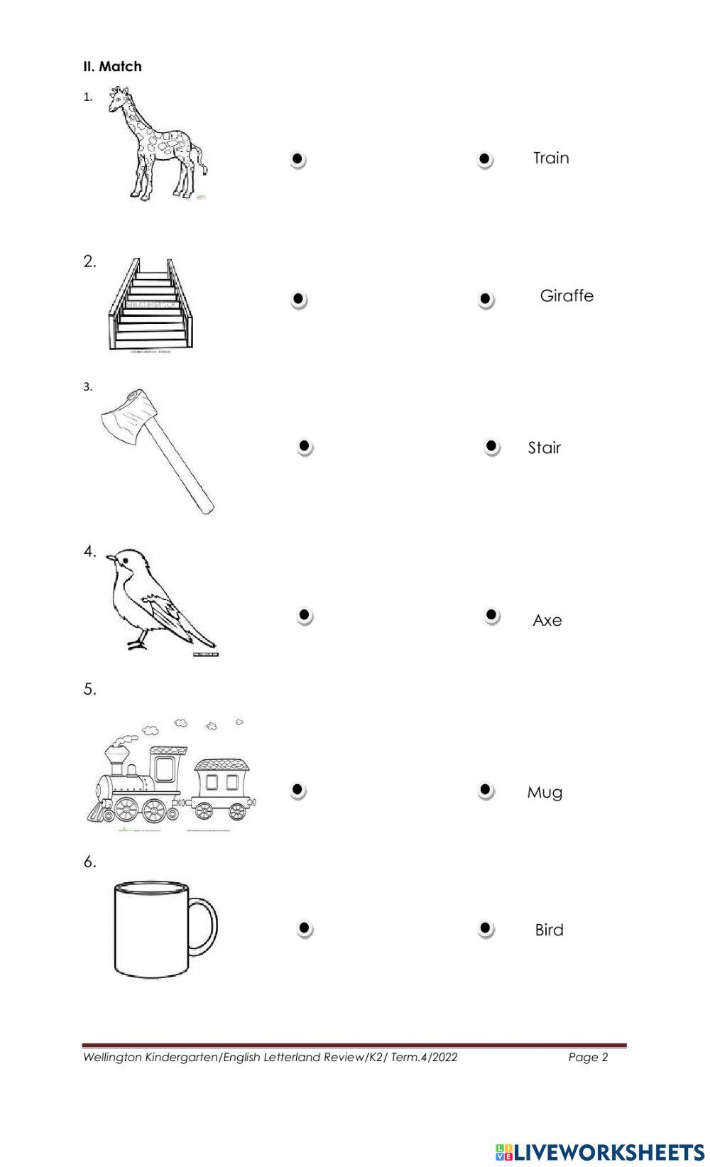 K2 Term 4 Review Letterland