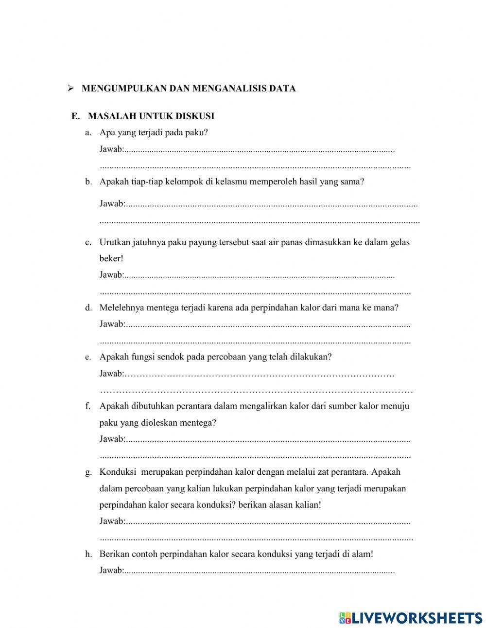 Lembar Kerja Peserta Didik