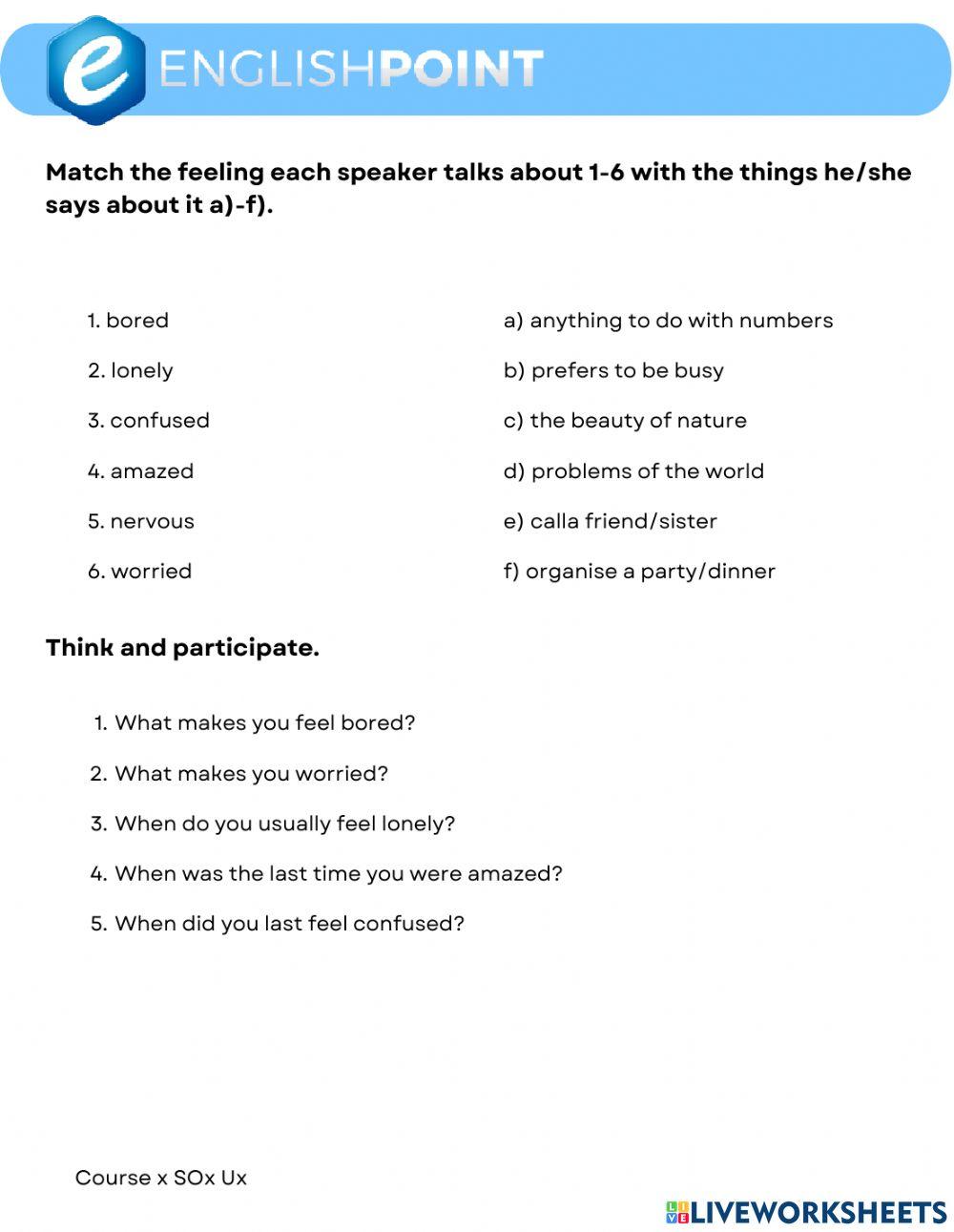 Feelings - listening