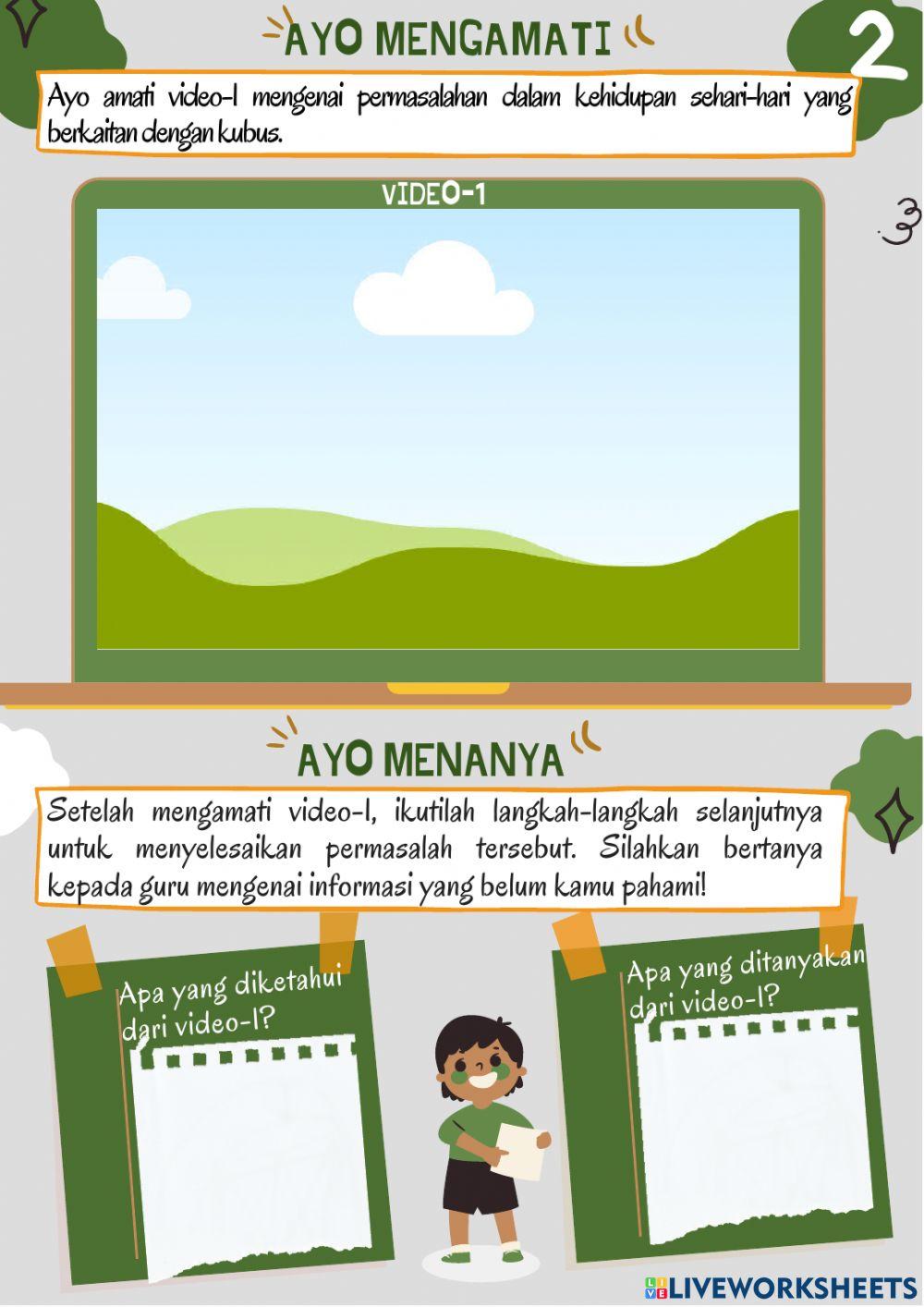 Bismilah Luas dan volume kubus