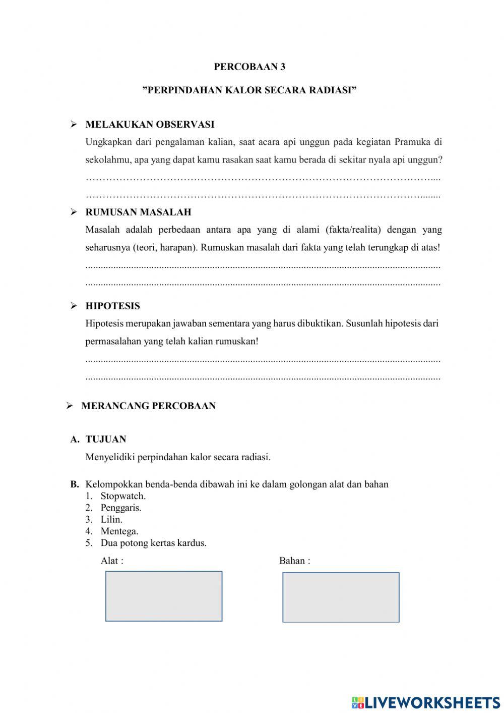 Lembar KErja Peserta Didik