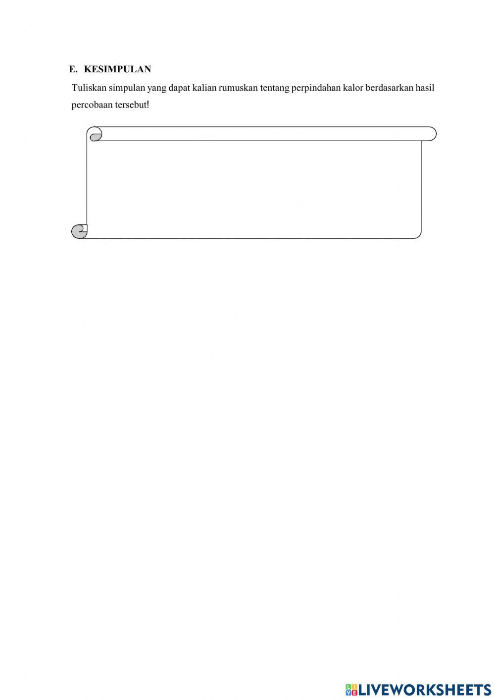 Lembar KErja Peserta Didik