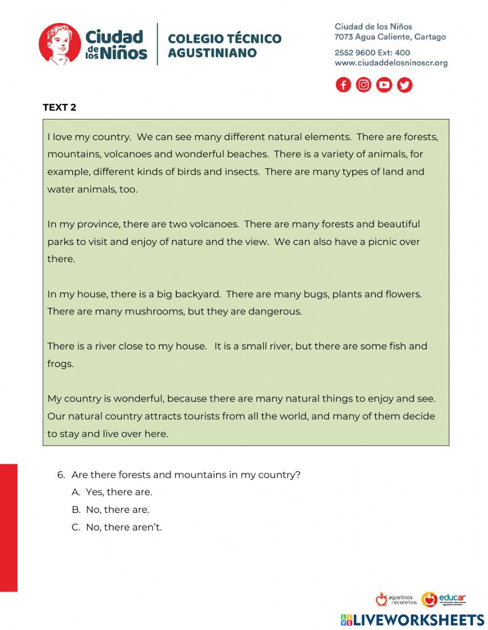 OBSERVATION 3 - READING COMPREHENSION SECTION - 7th GRADES