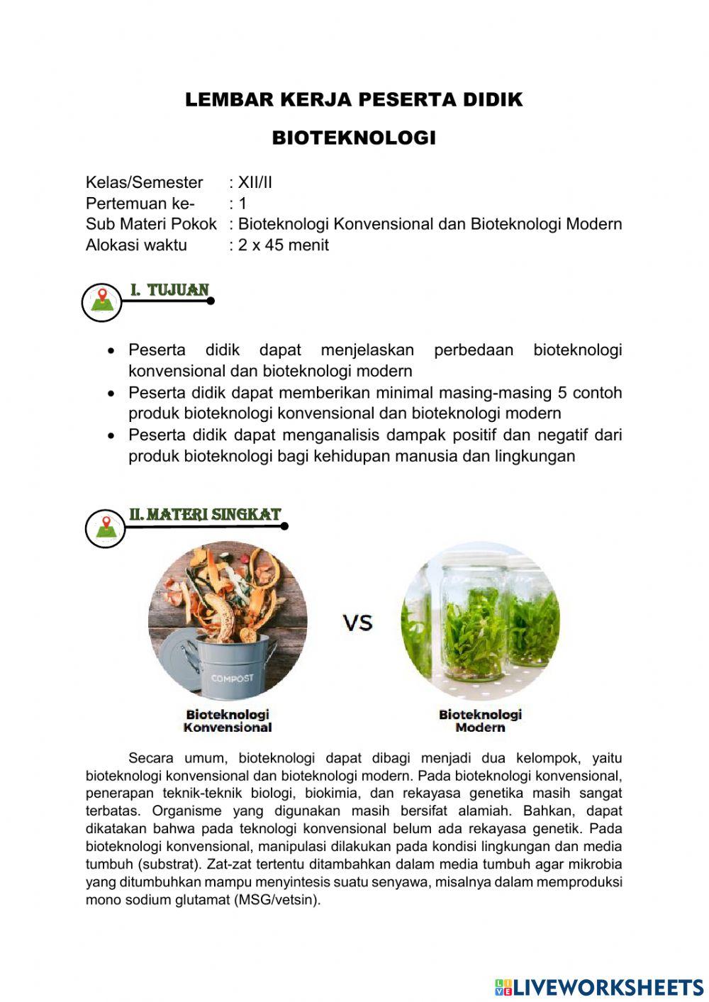 Lkpd bioteknologi