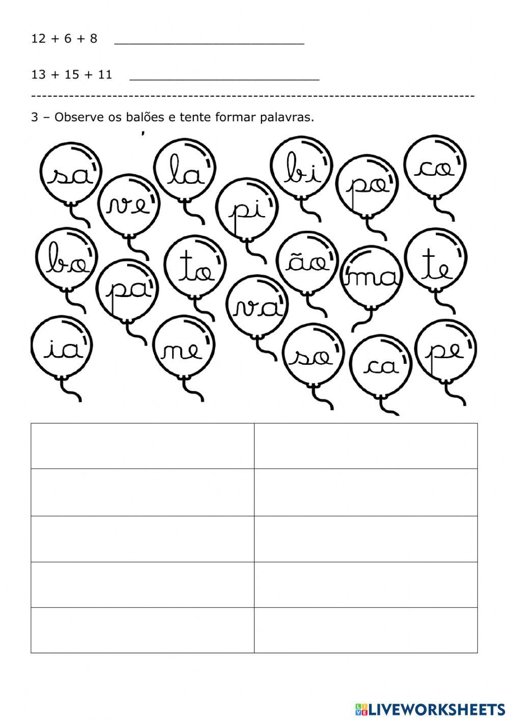 Formação de palavras