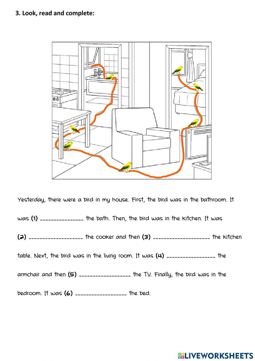 Examen unidad 7 . house- past to be