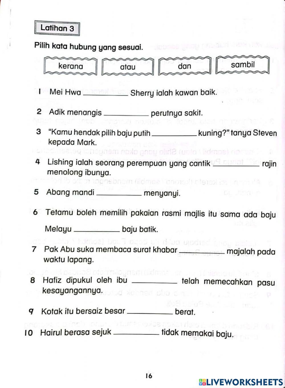 Kata hubung