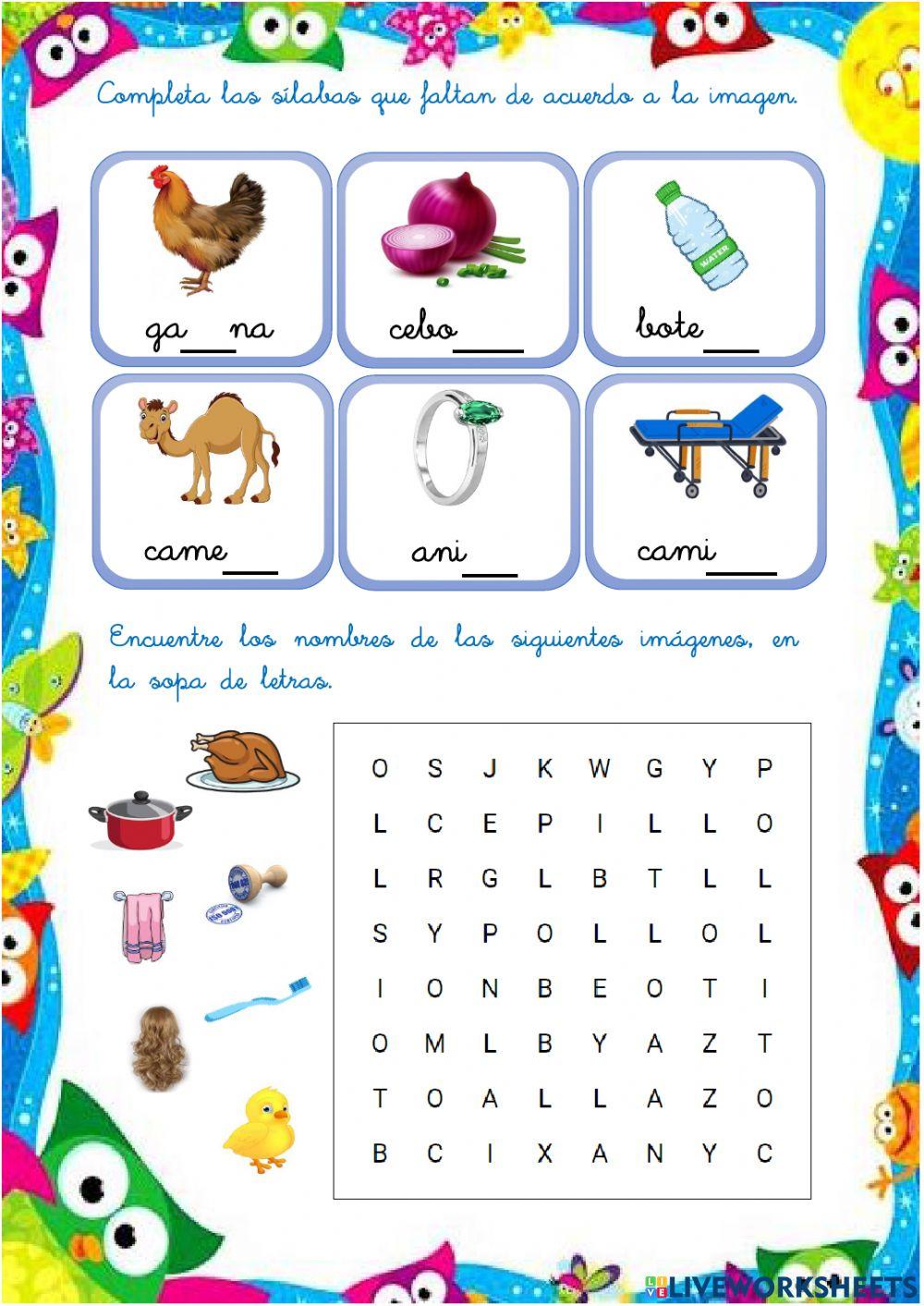 Evaluación de la consonante -ll-