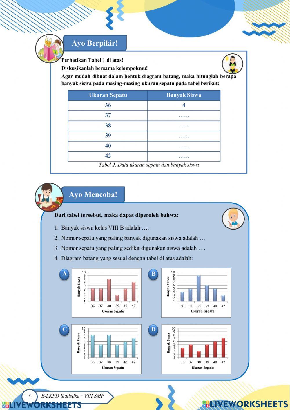 Analisis data statistika kelas 8