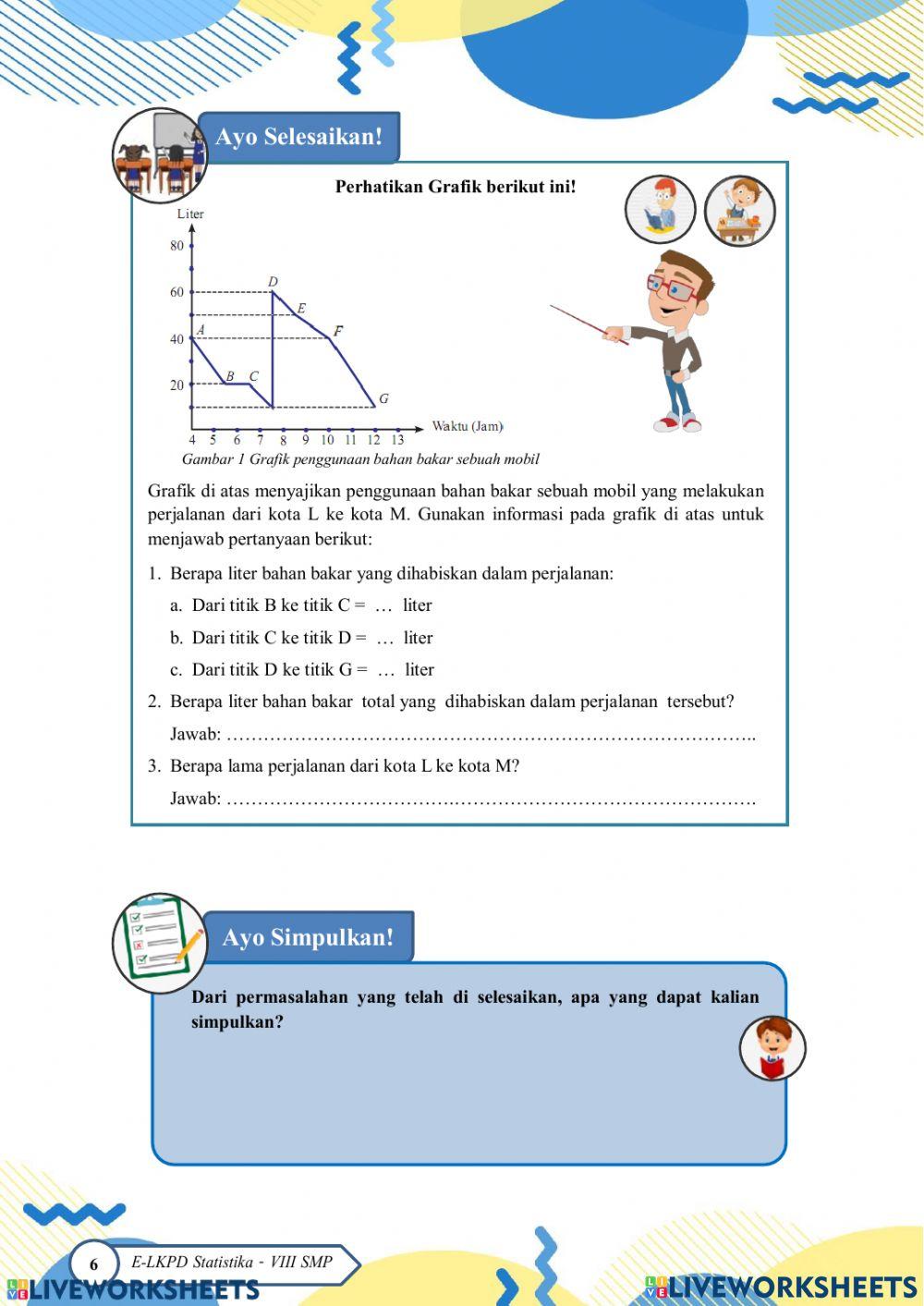 Analisis data statistika kelas 8