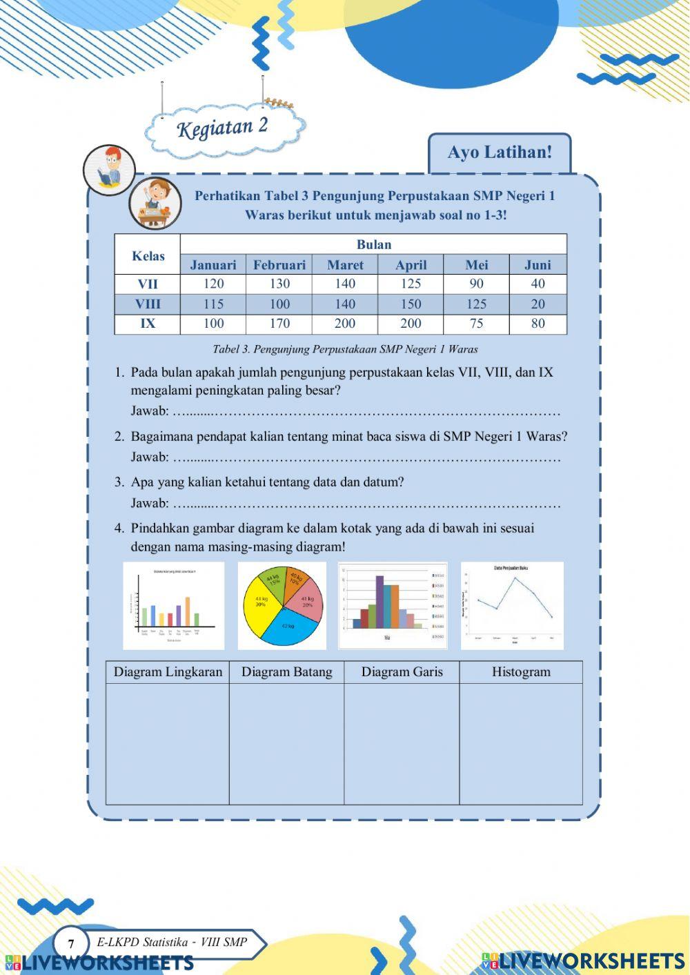 Analisis data statistika kelas 8