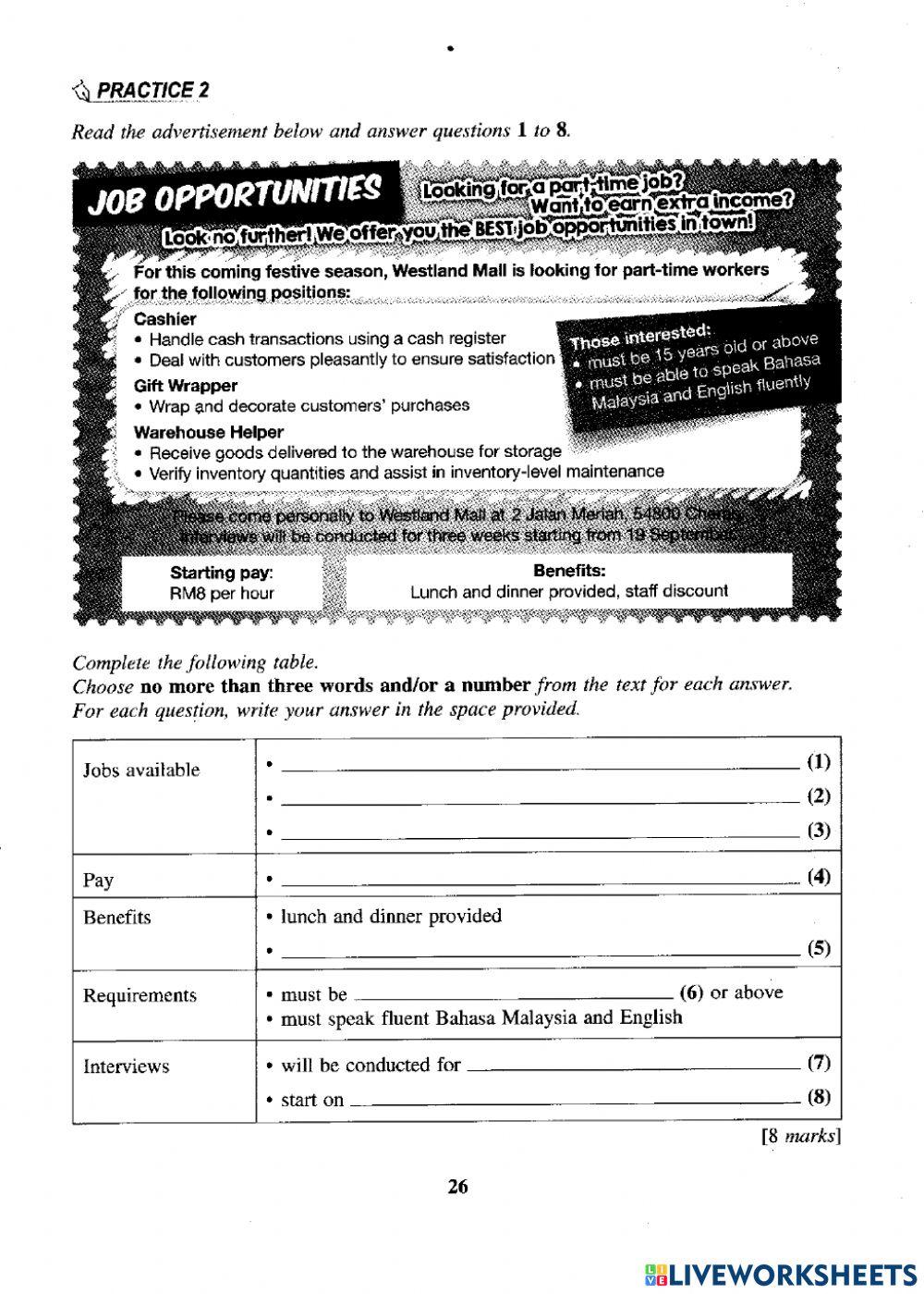 Information transfer