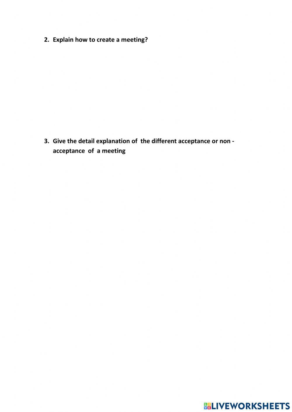 Lesson 2 Creating Appointments and Meetings