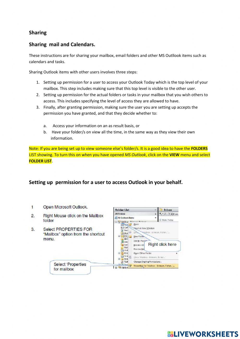 Lesson 5 RULES and Sharing