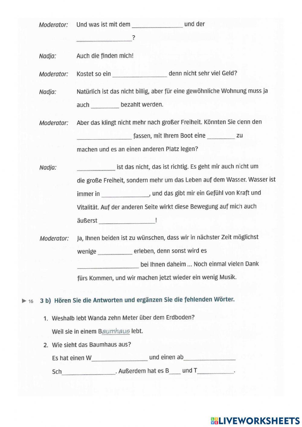 B1 Lek7 Hören und Sprechen B3