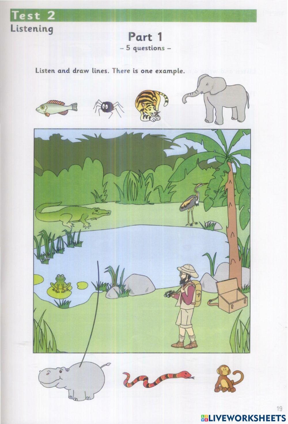 Starters - Test 2 - Book 4 - Listening