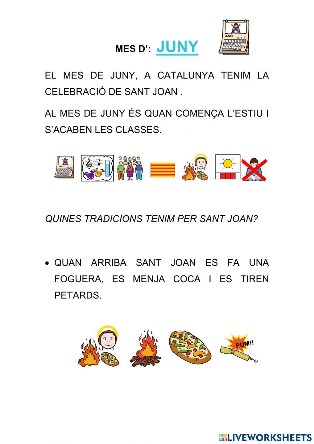 Festa populars maig juny i juliol