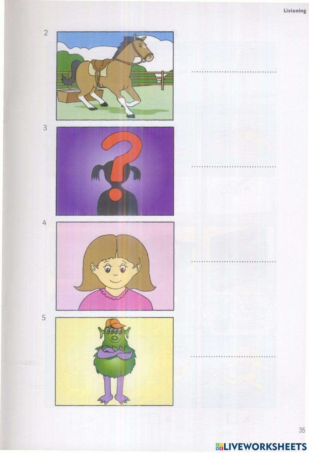 Starters - Test 3 - Book 4 - Listening