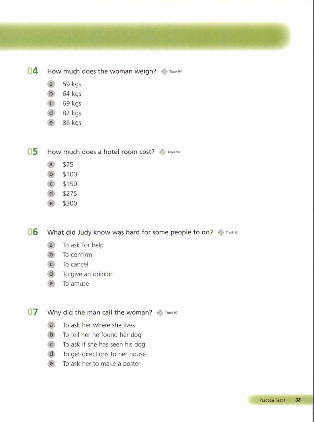 TARGET-LISTENING Test 4