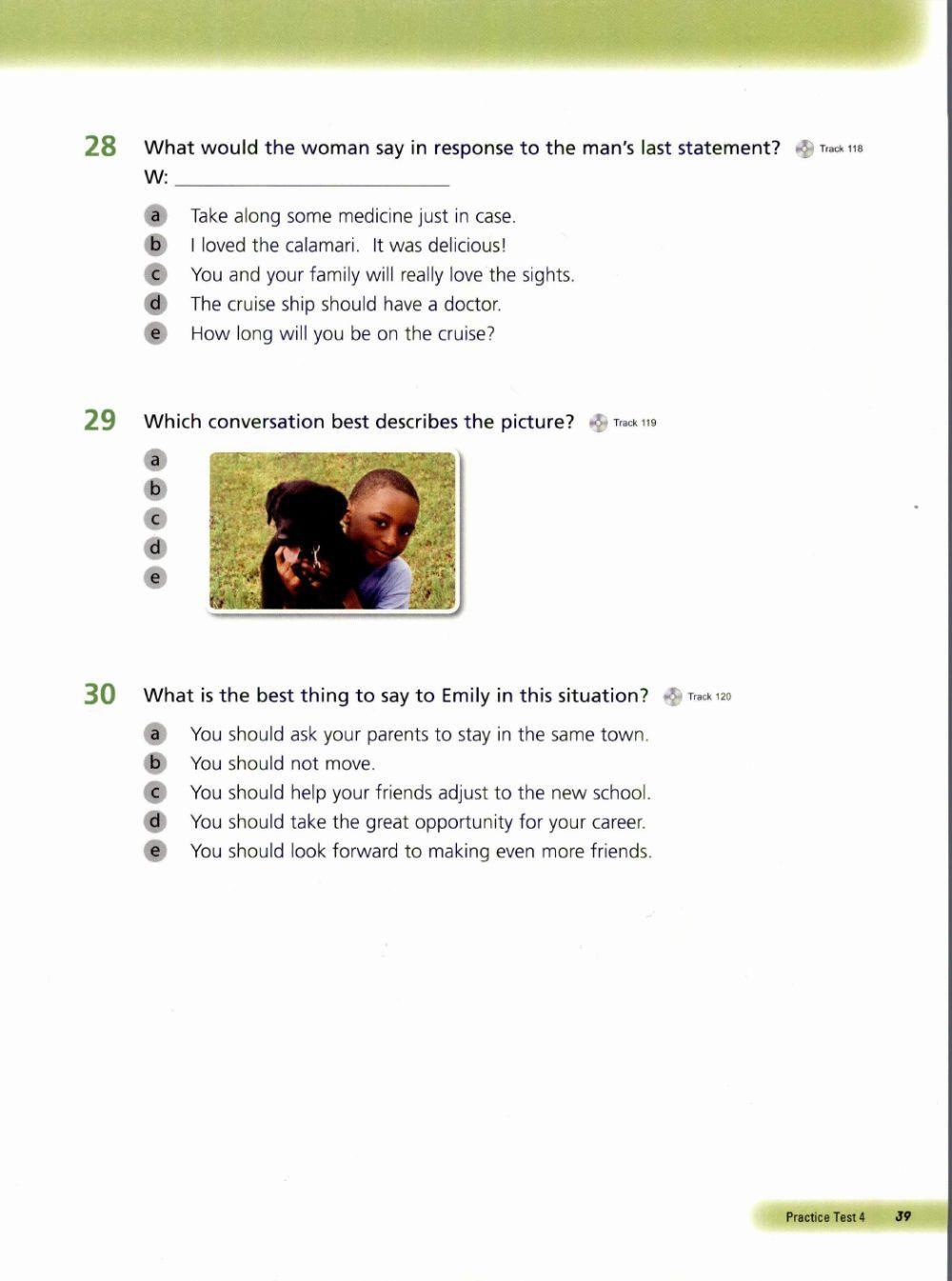 TARGET-LISTENING Test 4