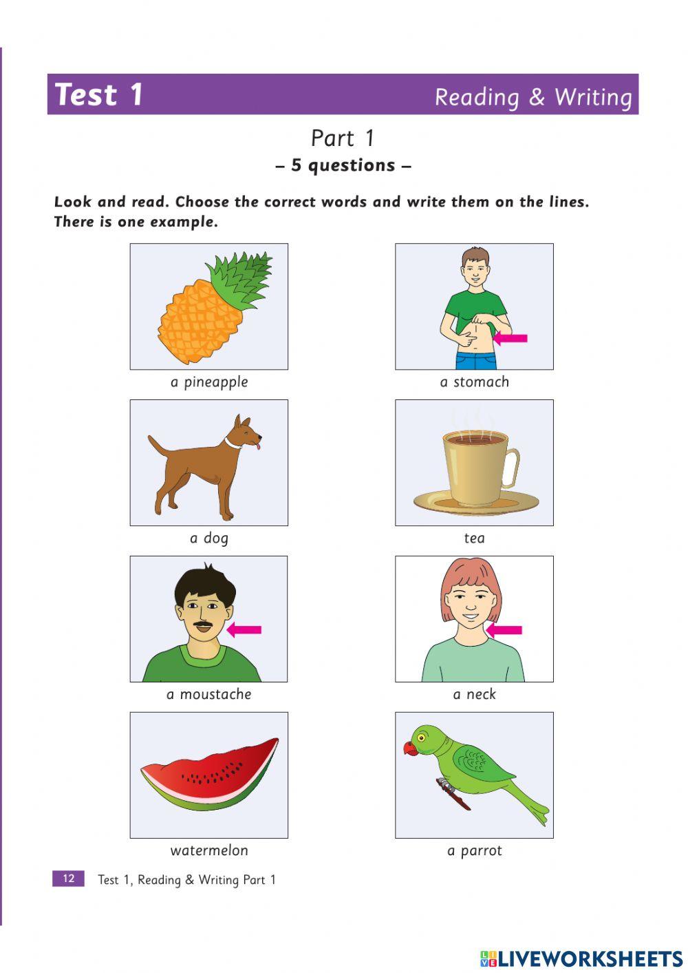 Mover test 1 reading and writing