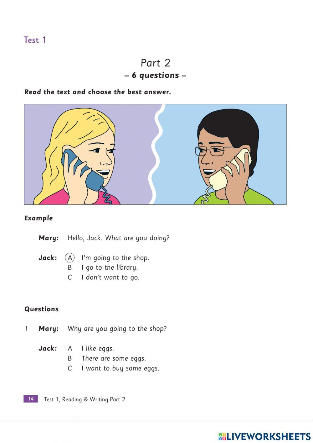 Mover test 1 reading and writing