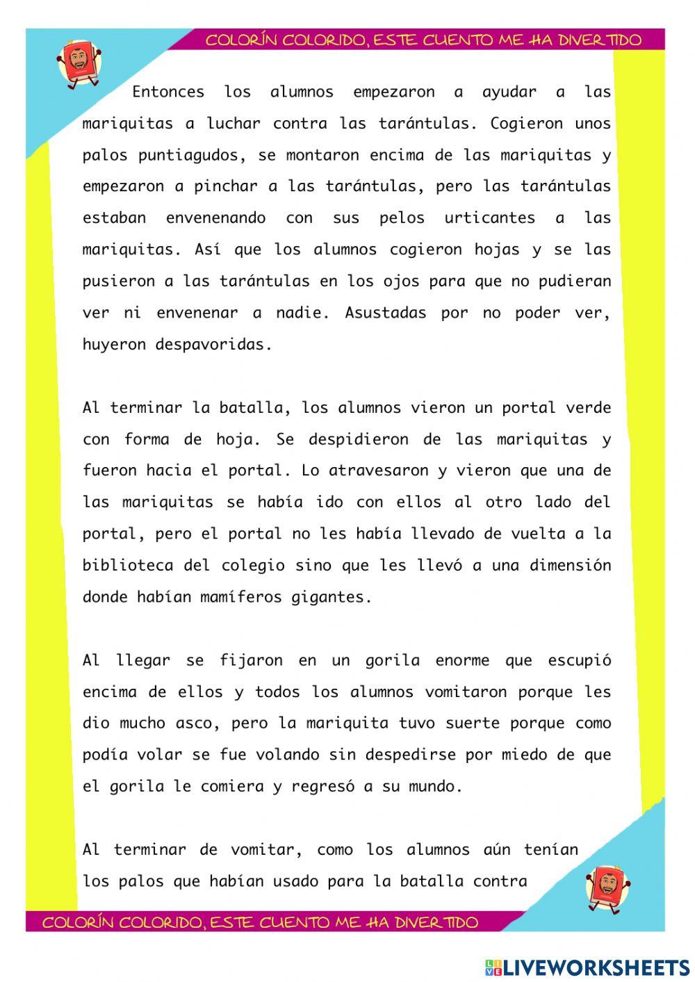 Un mes sin deberes y un examen