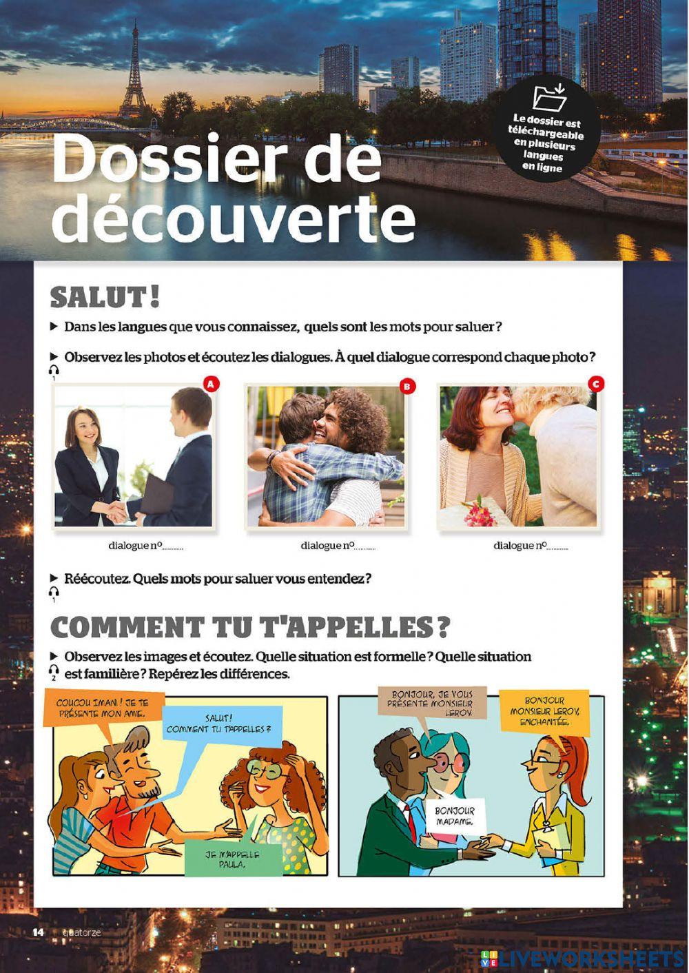 Defi 1 Unité découvert