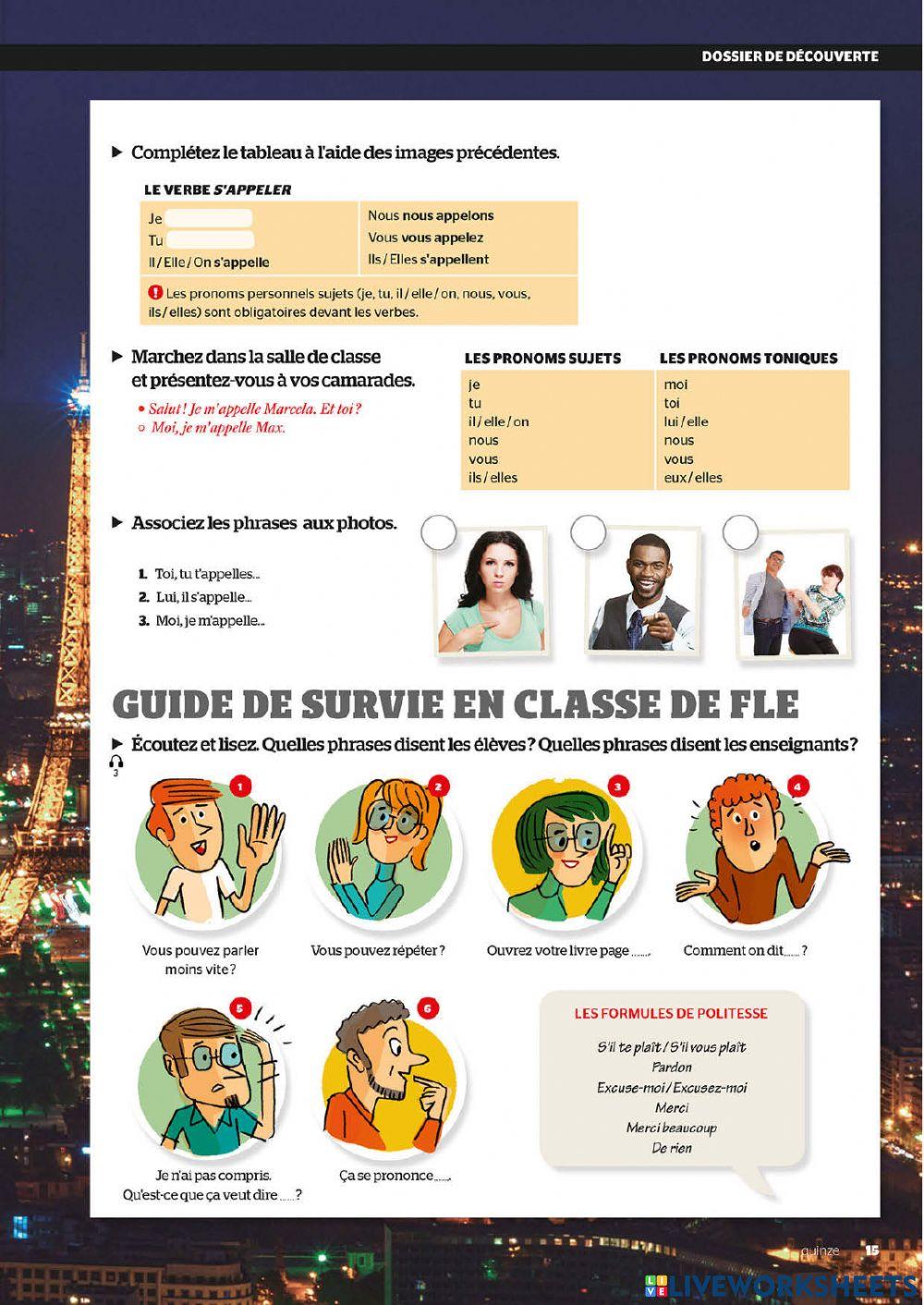 Defi 1 Unité découvert