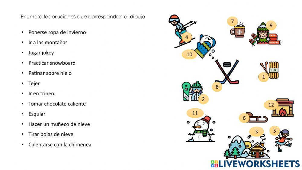 Actividades de invierno